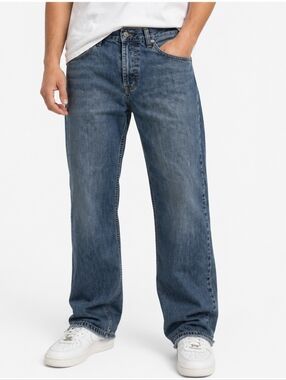 Hugo Boss ($300) Alabama Premium Denim Jeans Blue Wash Straight Fit Designer